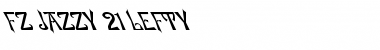 FZ JAZZY 21 LEFTY Normal Font Title Preview