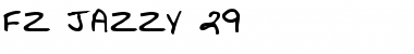 FZ JAZZY 29 Bold Font Title Preview