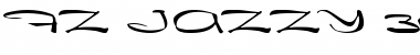 FZ JAZZY 30 LEFTY Normal Font Title Preview