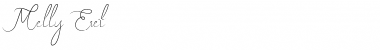 Melly Eret Regular Font Title Preview