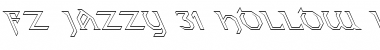 FZ JAZZY 31 HOLLOW LEFTY Normal Font Title Preview