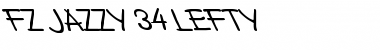 FZ JAZZY 34 LEFTY Normal Font Title Preview