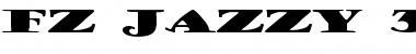 FZ JAZZY 38 EX Normal Font Title Preview
