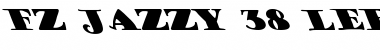 FZ JAZZY 38 LEFTY Normal Font Title Preview