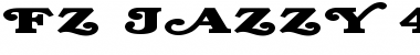 FZ JAZZY 47 EX Normal Font Title Preview