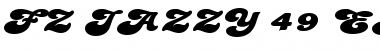 FZ JAZZY 49 EX Normal Font Title Preview