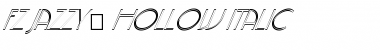 FZ JAZZY 5 HOLLOW ITALIC Normal Font Title Preview