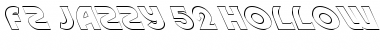 FZ JAZZY 52 HOLLOW LEFTY Normal Font Title Preview