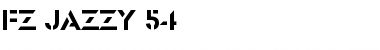 FZ JAZZY 54 Regular Font Title Preview