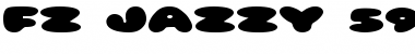 FZ JAZZY 59 EX Normal Font Title Preview
