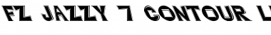 FZ JAZZY 7 CONTOUR LEFTY Normal Font Title Preview