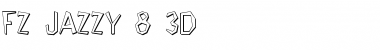 FZ JAZZY 8 3D Normal Font Title Preview