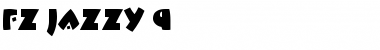 FZ JAZZY 9 Normal Font Title Preview