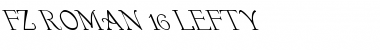 FZ ROMAN 16 LEFTY Normal Font Title Preview