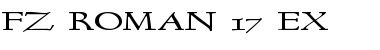 FZ ROMAN 17 EX Normal Font Title Preview