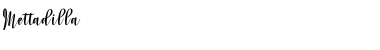 Mettadilla Regular Font Title Preview