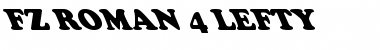 FZ ROMAN 4 LEFTY Extra Heavy Font Title Preview