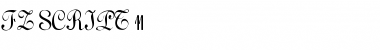 FZ SCRIPT 11 Normal Font Title Preview