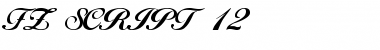 FZ SCRIPT 12 Normal Font Title Preview