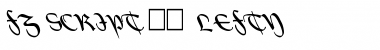 FZ SCRIPT 19 LEFTY Normal Font Title Preview