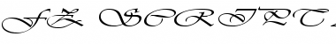 FZ SCRIPT 26 EX Normal Font Title Preview