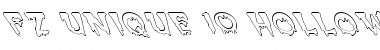 FZ UNIQUE 10 HOLLOW LEFTY Normal Font Title Preview