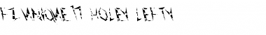 FZ UNIQUE 17 HOLEY LEFTY Normal Font Title Preview
