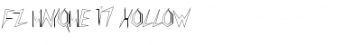 FZ UNIQUE 17 HOLLOW Normal Font Title Preview