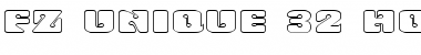 FZ UNIQUE 32 HOLLOW EX Normal Font Title Preview