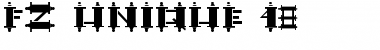 FZ UNIQUE 48 Normal Font Title Preview