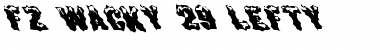 FZ WACKY 29 LEFTY Normal Font Title Preview