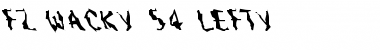 FZ WACKY 54 LEFTY Normal Font Title Preview