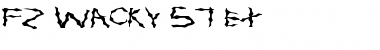 FZ WACKY 57 EX Normal Font Title Preview