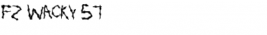 FZ WACKY 57 Normal Font Title Preview