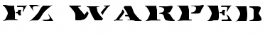 FZ WARPED 17 EX Normal Font Title Preview