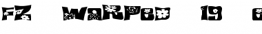 FZ WARPED 19 EX Normal Font Title Preview