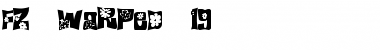 FZ WARPED 19 Normal Font Title Preview