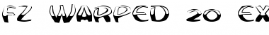 FZ WARPED 20 EX Normal Font Title Preview