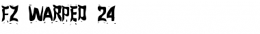 FZ WARPED 24 Normal Font Title Preview