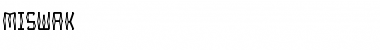 Miswak Regular Font Title Preview