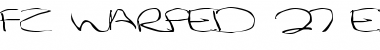 FZ WARPED 27 EX Normal Font Title Preview