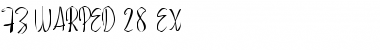 FZ WARPED 28 EX Normal Font Title Preview