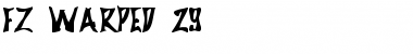 FZ WARPED 29 Normal Font Title Preview