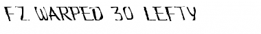 FZ WARPED 30 LEFTY Normal Font Title Preview
