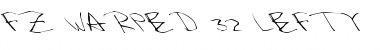 FZ WARPED 32 LEFTY Normal Font Title Preview