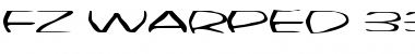 FZ WARPED 33 EX Normal Font Title Preview