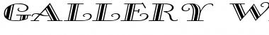 Gallery Wide Italic Font Title Preview