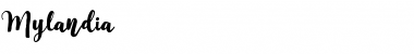 Mylandia Regular Font Title Preview