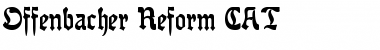 Offenbacher Reform CAT Regular Font Title Preview