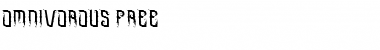 Omnivorous Free Bold Font Title Preview
